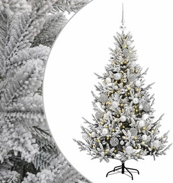 Dirbtinė kalėdinė eglutė su rutuliuku 150 cm 150 LED