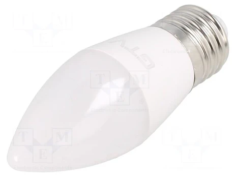 LED lamp | cool white | E27 | 230VAC | 260lm | 3W | 160° | 6400K