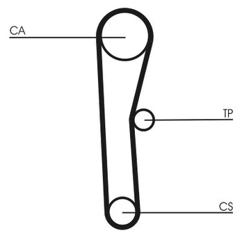 CONTI CT 536 Timing belt