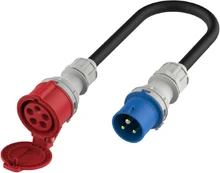 Platinet EV adapter CEE 16A (F) - CEE 16A (M) (EV_A11C35MC) kaina