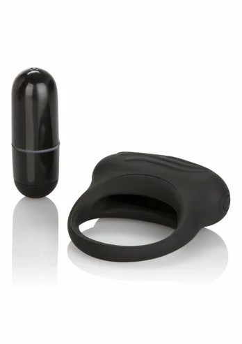 Silicone Lovers Arouser Compact Intimate Enhancer Waterproof Black