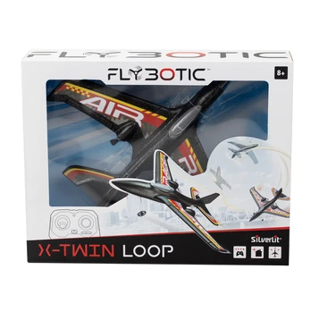 FLYBOTIC Radijo bangomis valdomas lėktuvas „X-Twin Loop“, 29 cm