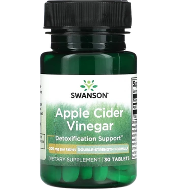 Swanson Apple Cider Vinegar 200mg, 30 tab