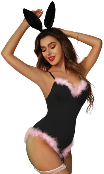 Seksualus bodis Sweet Bunny, juoda L