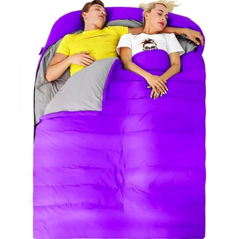 Dvivietis miegmaišis Magicso, 220x130 cm, violetinės spalvos