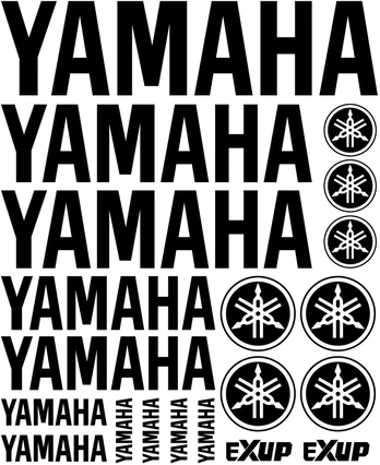 Yamaha motociklo lipdukai – TR-43