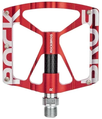Rockbros dviračių pedalai 37213071002 raudoni