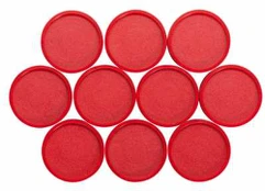Maul Magnes pramoninis apvalus 29mm 10 vnt raudona