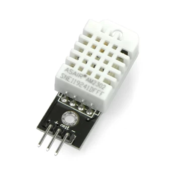 Temperatūros ir drėgmės jutiklis DHT22 (AM2302) - modulis + laidai