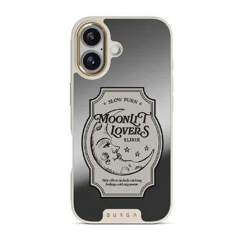 Moonlit Lovers - iPhone 17 Case, Elite Mirror Light (MagSafe) / Gold