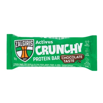 Baltyminis šokolado skonio batonėlis ACTIVUS & ŽALGIRIS, 50 g