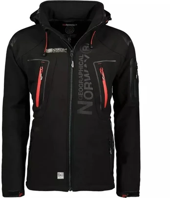 Geographical Norway Techno Softshell striukė M WU1060H/GN-Juodas