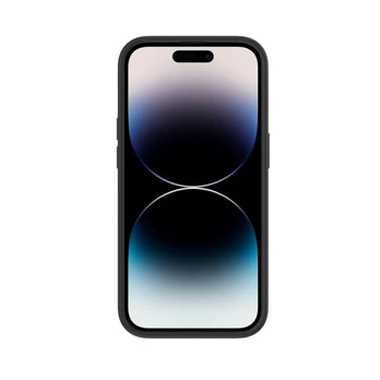 iLike Apple iPhone 14 Pro plastikinis odinis galinis dangtelis juodas