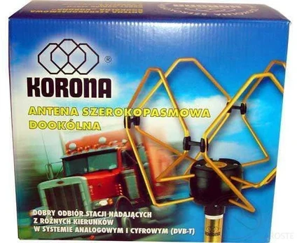 Antena plačiajuostė KORONA 12V TV/FM multidirectional