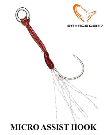 Kabliukai Savage Gear Micro Assist Hook 4