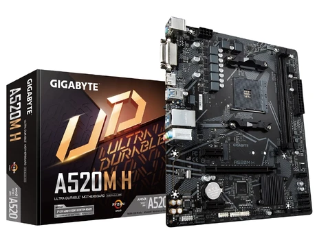 Gigabyte | A520M H 1.0 | Processor family AMD | Processor socket AM4 | DDR4 DIMM | Memory slots 2 | Chipset AMD A | Micro ATX