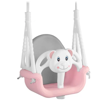 Sūpynės Dramblys 3in1, rožinės