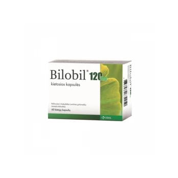 BILOBIL 120 mg kietosios kapsulės N60
