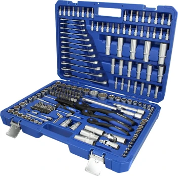 Galvučių komplektas, 216-vnt., 1/4", 3/8", 1/2", Brilliant Tools