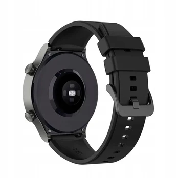 „BestAccessories" silikoninė laikrodžio apyrankė 22mm, juoda