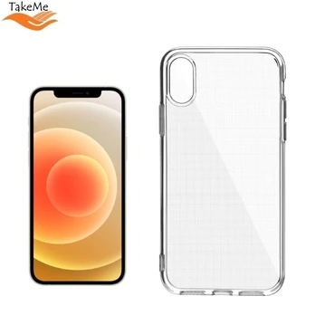 iLike Apple iPhone 12 Pro Max Silikoninis dėklas Skaidrus