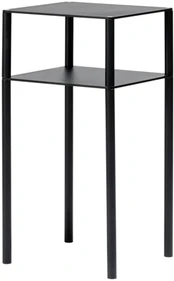 CUSTOMFORM Šoninis staliukas, TENSIO 2 FLOOR FLEX, Juodas