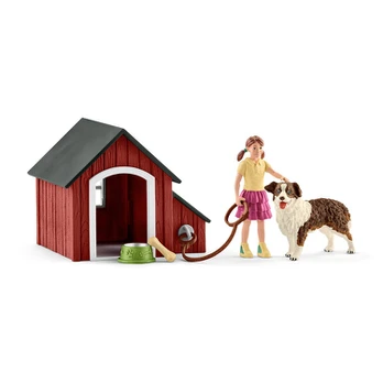 Rinkinys šuns būda, Schleich