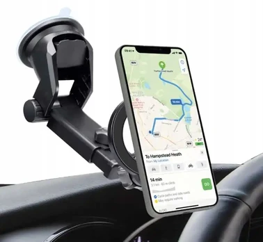 Circle Mag Car Holder Black