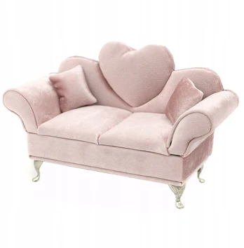 Kruzzel Papuošalų dėžutė sofa pudros rožė