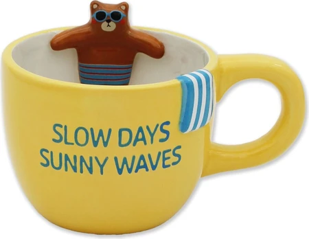 Winkee - Pool Buddies Chilling Bear Mug