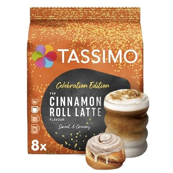 Kavos kapsulės Jacobs Tassimo Cinnamon Roll Latte 16 kap.