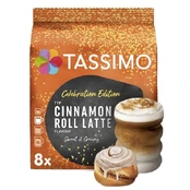 Kavos kapsulės Jacobs Tassimo Cinnamon Roll Latte 16 kap. kaina