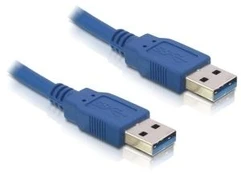 Kabelis USB Delock USB-A - USB-A 2 m Mėlyna (82535)