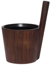 Rento Sauna bucket bamboo duo kaina