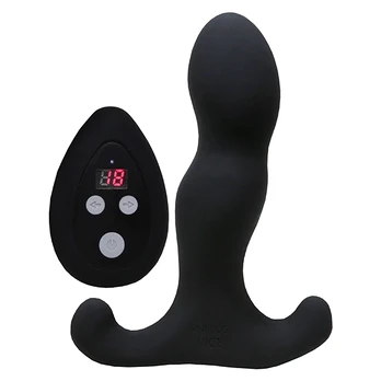 Aneros Vice 2 prostatos masažuoklis, juodas, 10,8 cm
