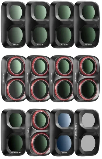 Freewell Filter Set for Osmo Pocket 4P, 12-piece set
