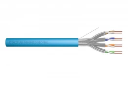 Assmann Electronic DIGITUS Installation cable cat.6A U/FTP Dca solid wire AWG 23/1 LSOH 500m mėlynas reel kaina