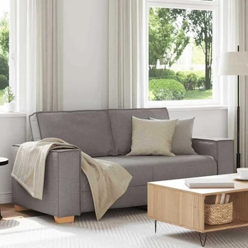 Sofos ir krėslai su įvairiais variantais, audinys : Plotis - 140 cm, Spalva - Taupe