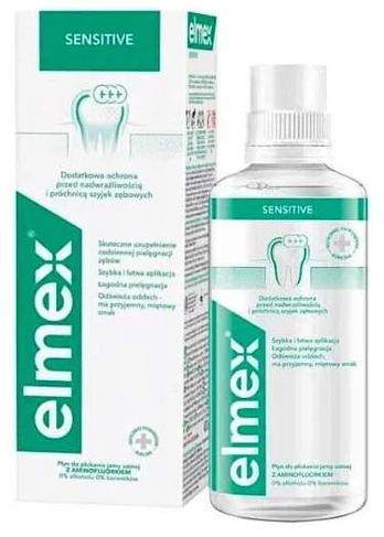 ELMEX burnos skalavimo skystis SENSITIVE, 400 ml