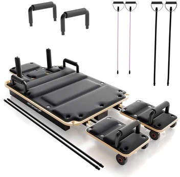 Sofa Juskys Pilates reformatorius Movea, juodas