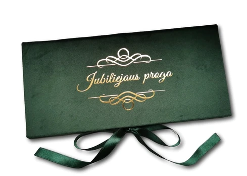 Smaragdo spalvos vokelis "Jubiliejaus proga"