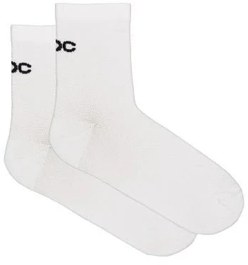 Dviratininko kojinės POC Cadence Road Air, baltos
