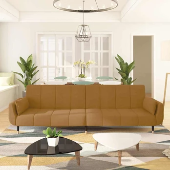 Sofa-lova vidaXL, ruda