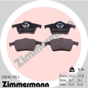 Stabdžių trinkelių rinkinys, diskinis stabdys ZIMMERMANN 23076.175.1 kaina