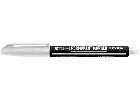 Pro Marker lakier.permanentny ostra końc.1 mm balta lyra