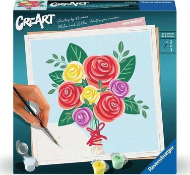 Ravensburger CreArt: Rožių puokštė