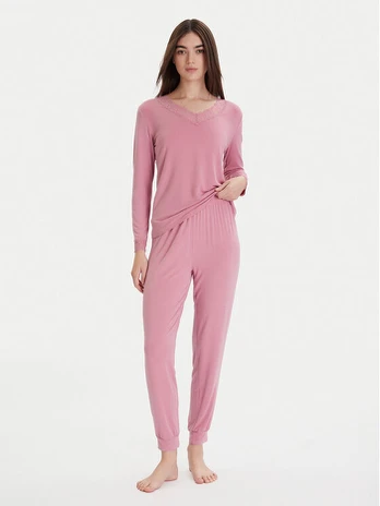 Ysabel Mora Pižama 10766 Rožinė Regular Fit