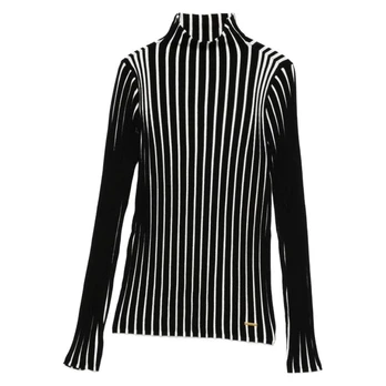 Megztinis moterims, Juoda, Pullover