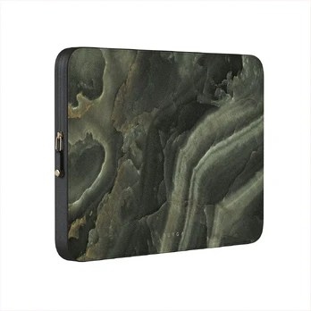 Misty Forest - Green Marble Laptop Sleeve, 16 inches