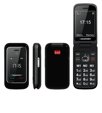 Mobile Phone Blaupunkt BS 06, 32 MB, Black ENG Flip